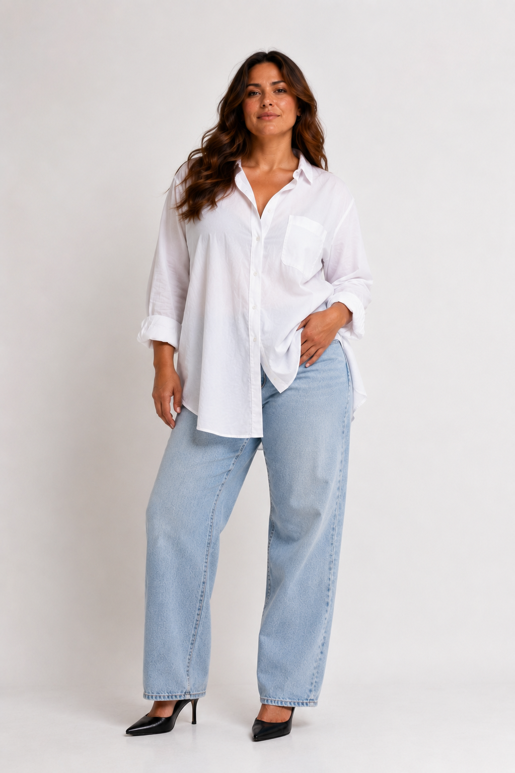 Blusa vintage Arrow blanca