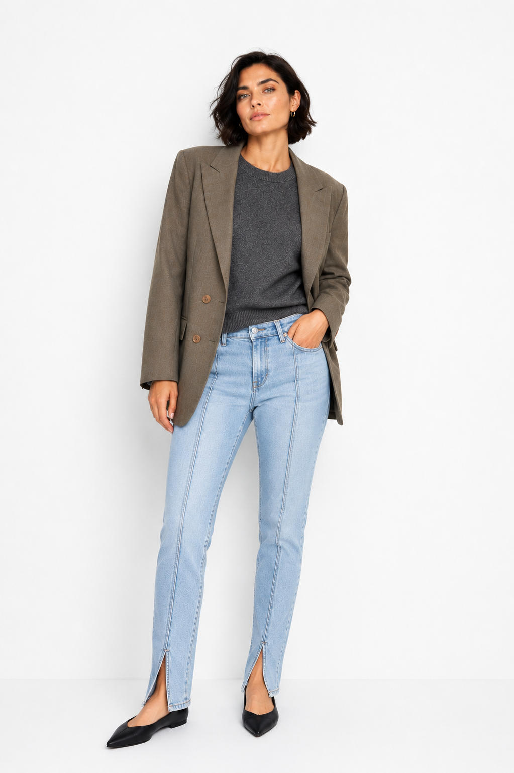 Jeans celeste Abercrombie & Fitch recto
