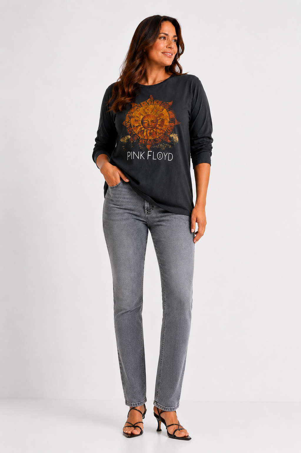Jeans gris Zara