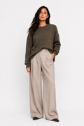 Sweater J Crew verde musgo lana