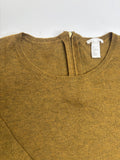 Sweater de hilo mostaza HM