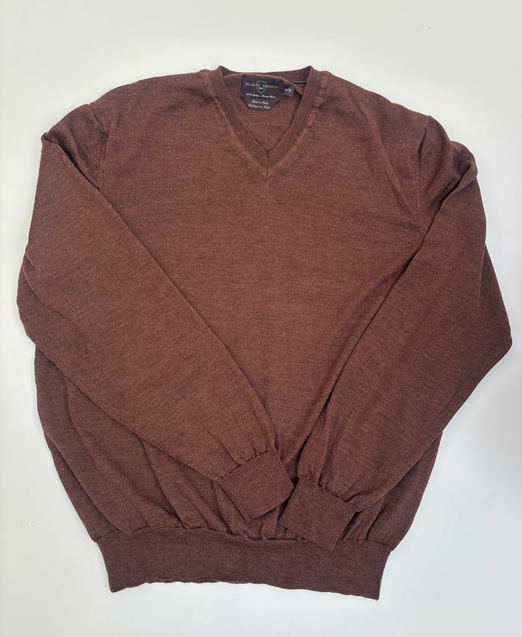 Sweater café Black brown lana