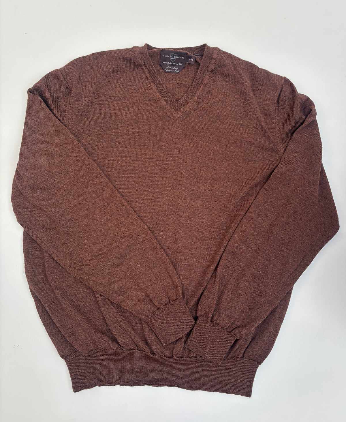 Sweater café Black brown lana