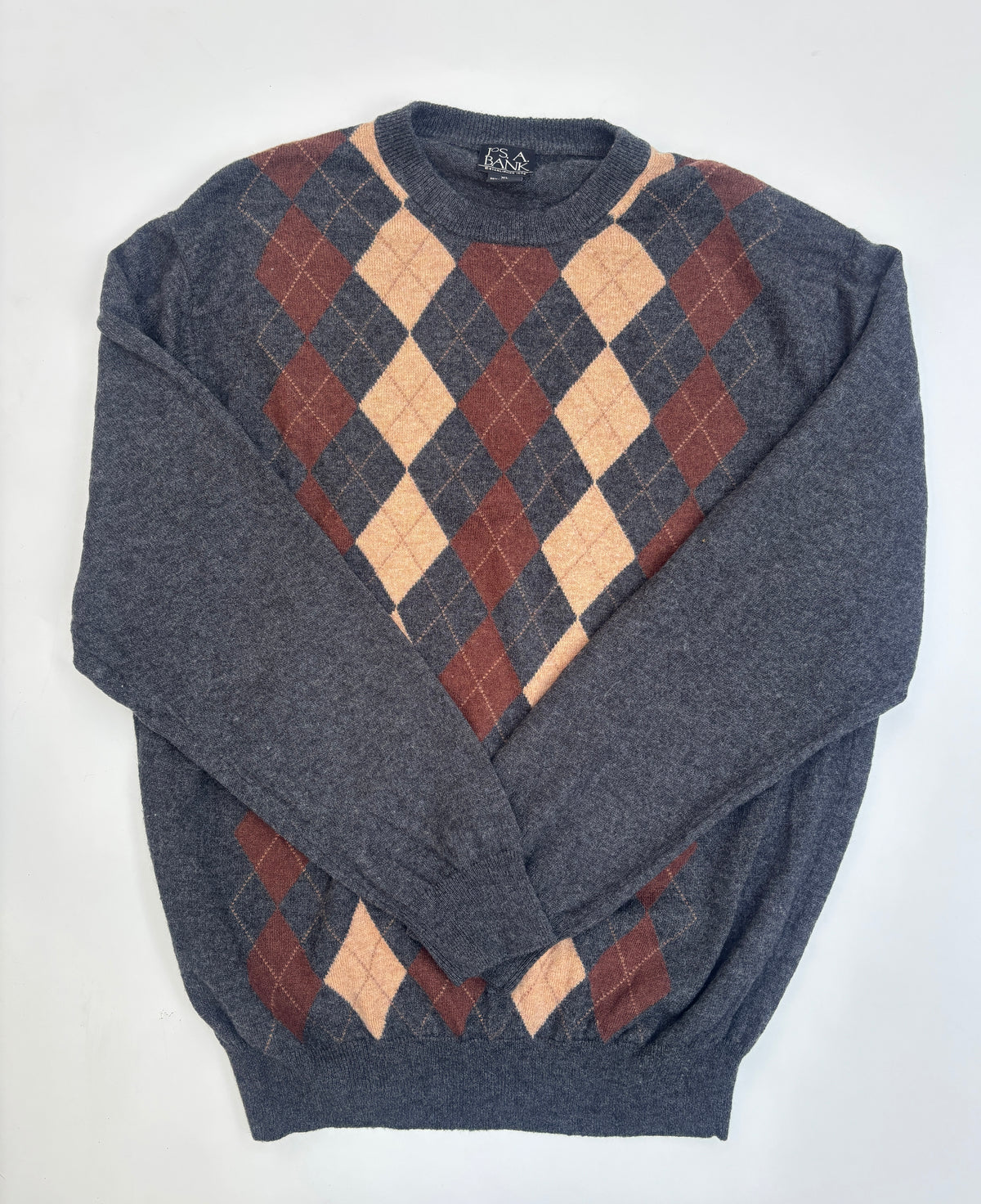 Sweater Joe A bank rombos café