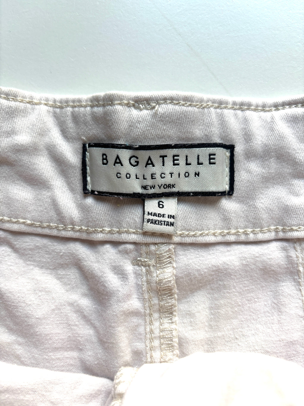 Pantalón pescador blanco Bagatelle