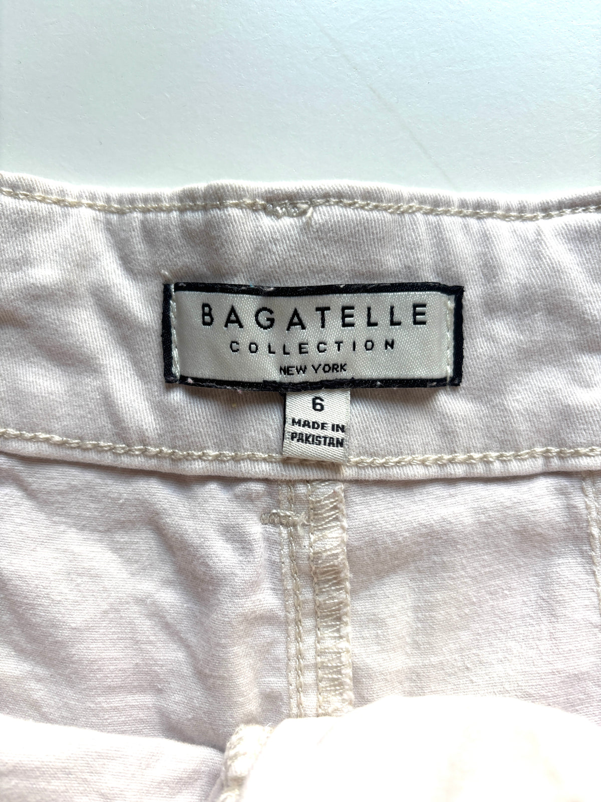 Pantalón pescador blanco Bagatelle
