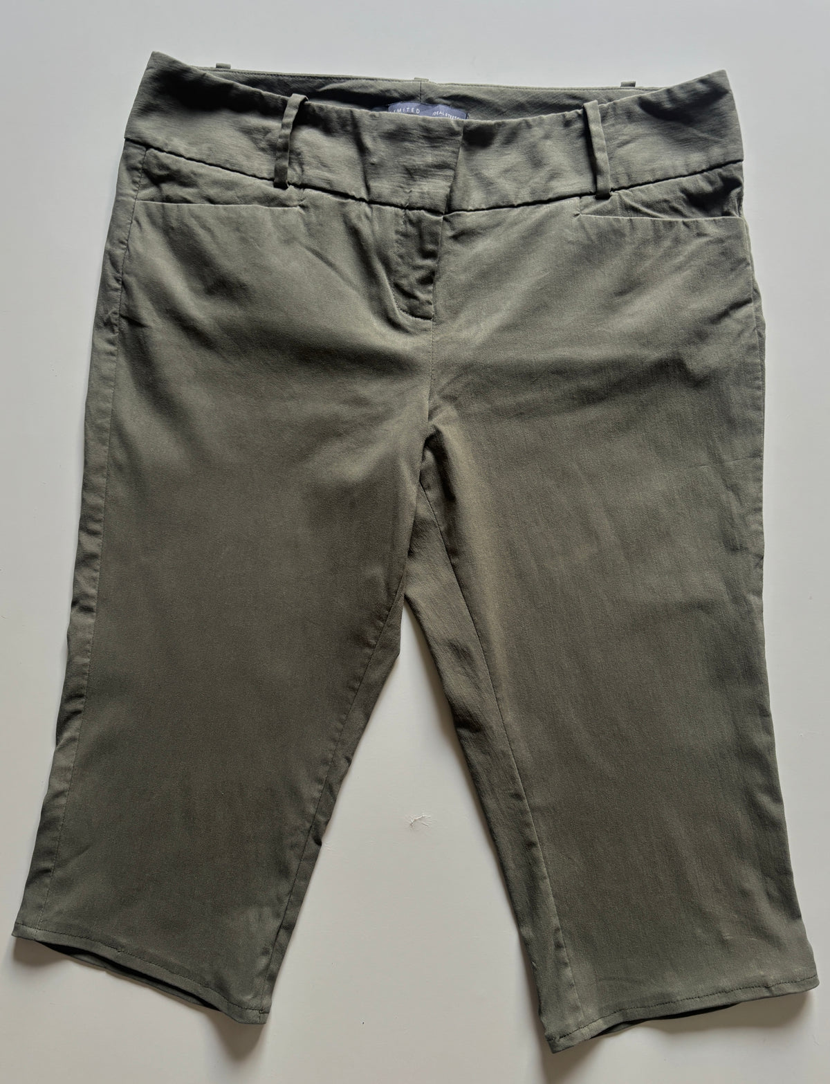 Pantalón capri verde The limited