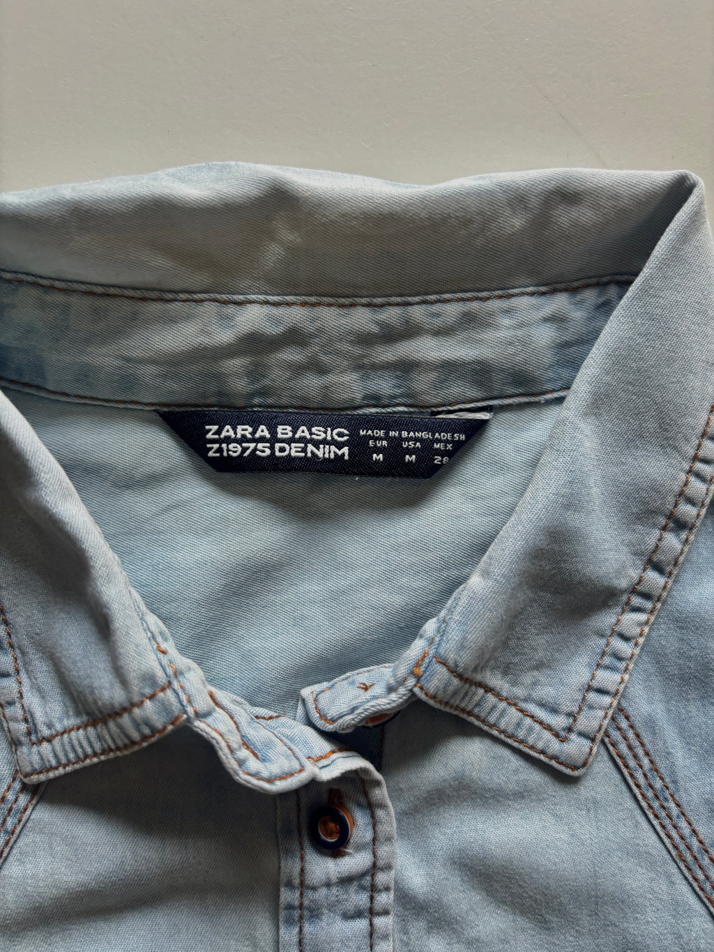 Blusa denim Zara