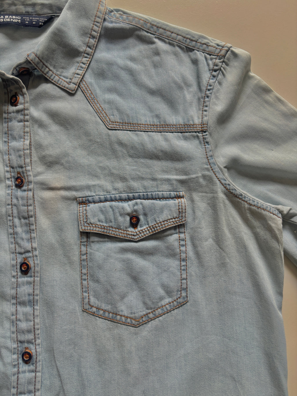 Blusa denim Zara