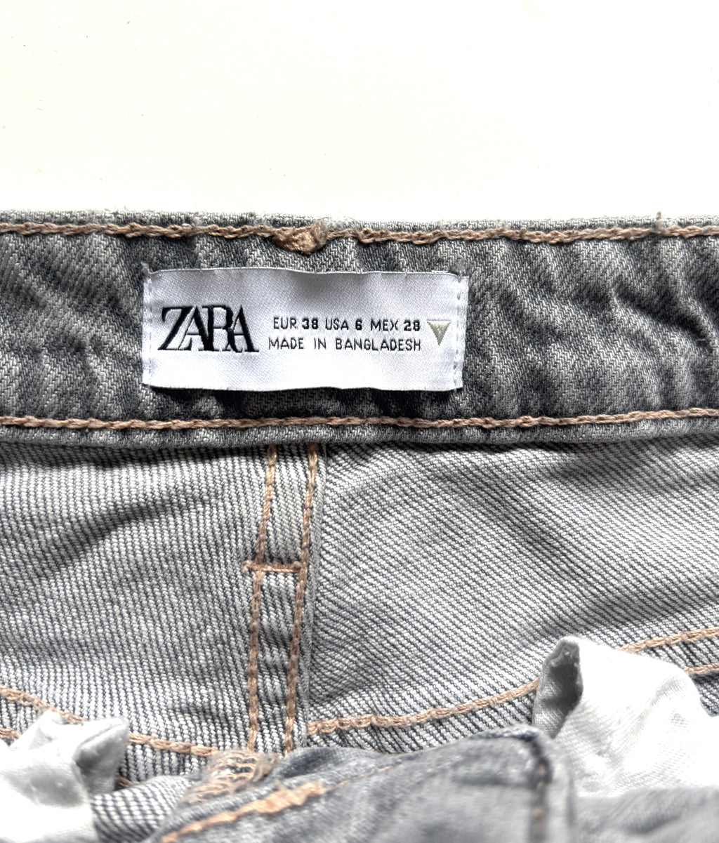 Jeans gris Zara