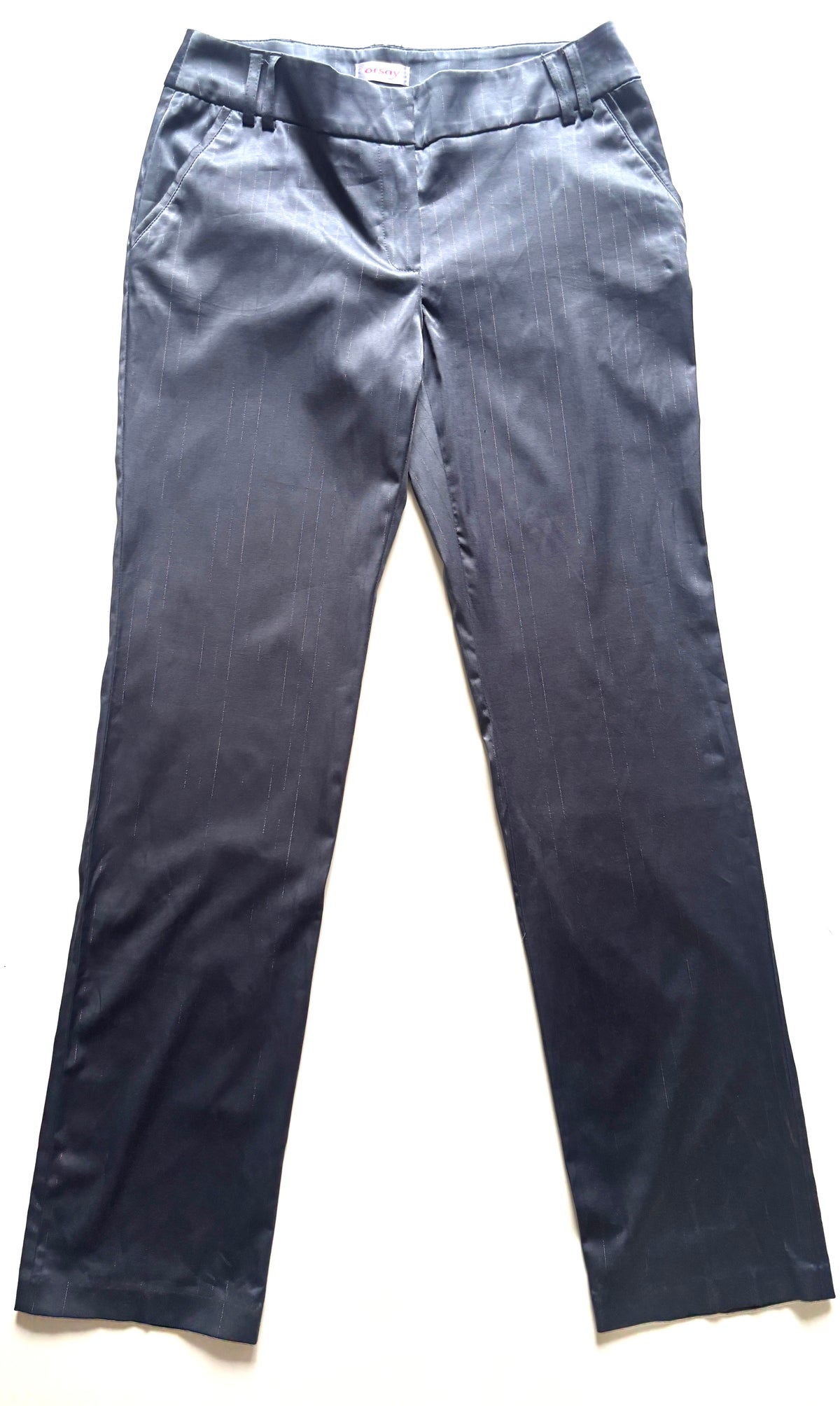 Pantalón gris metalizado Orsay
