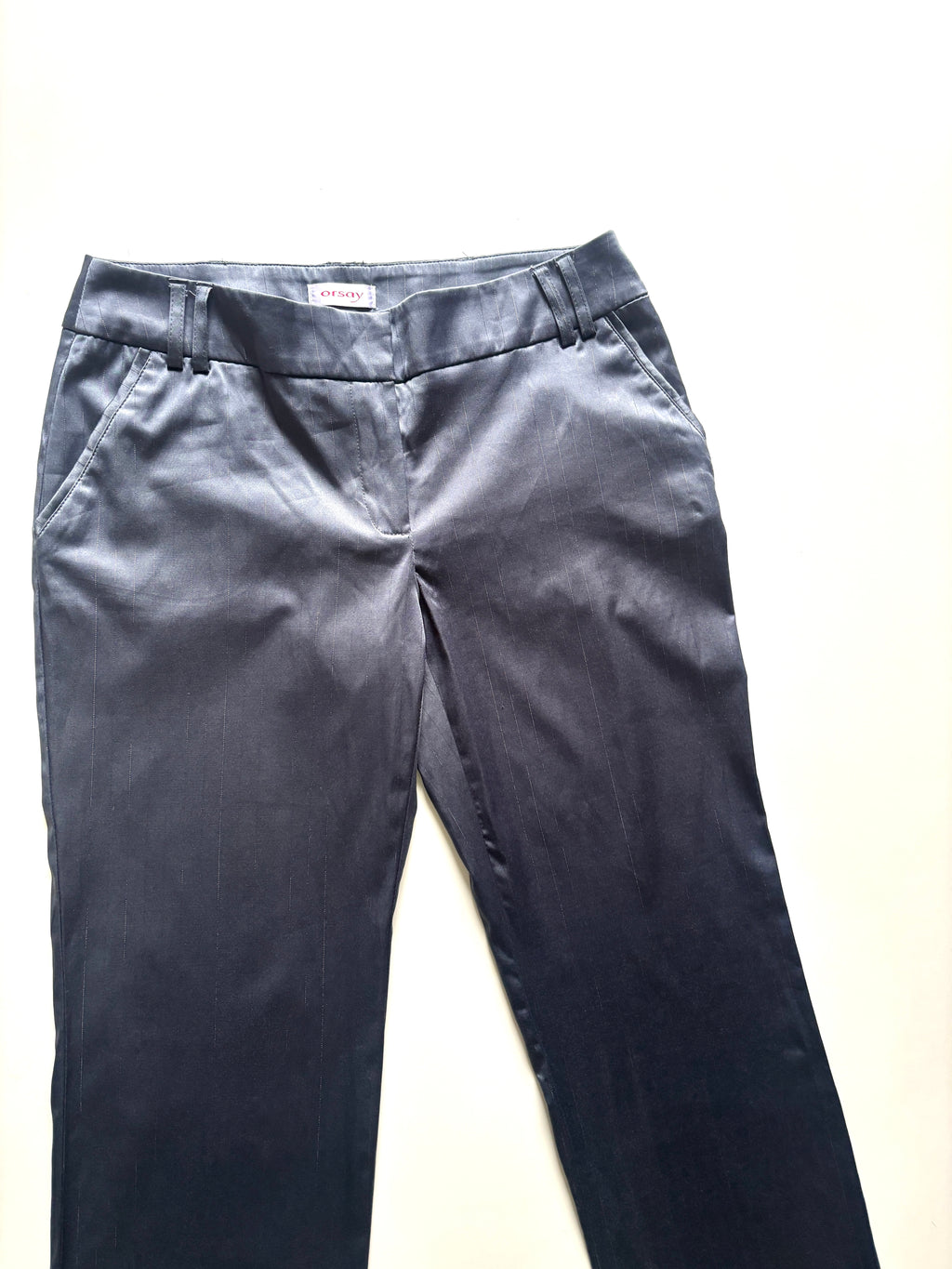 Pantalón gris metalizado Orsay