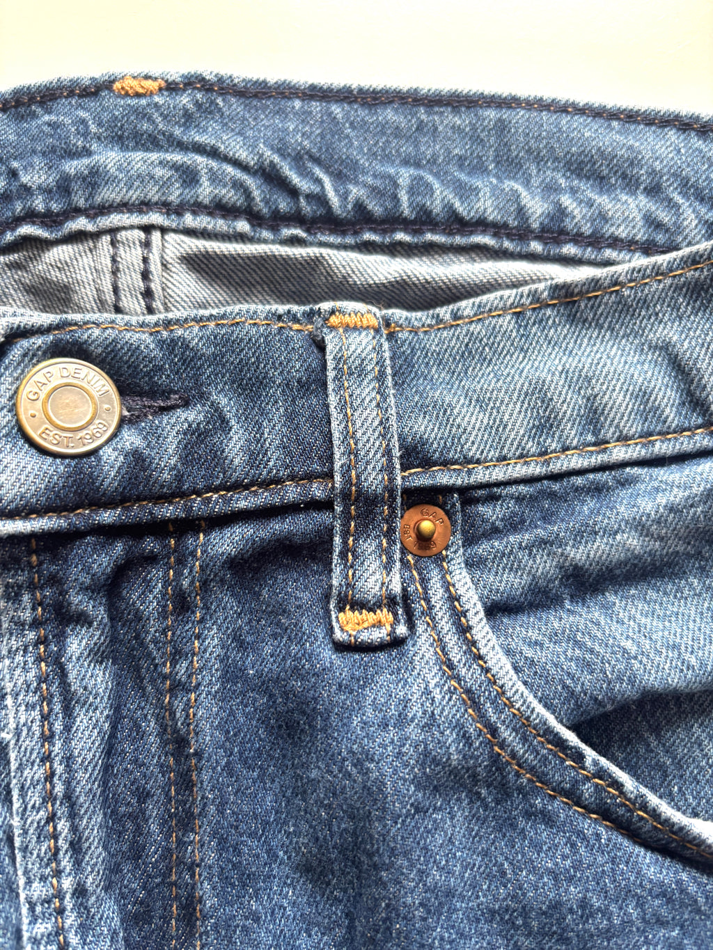 Jeans Gap azul recto