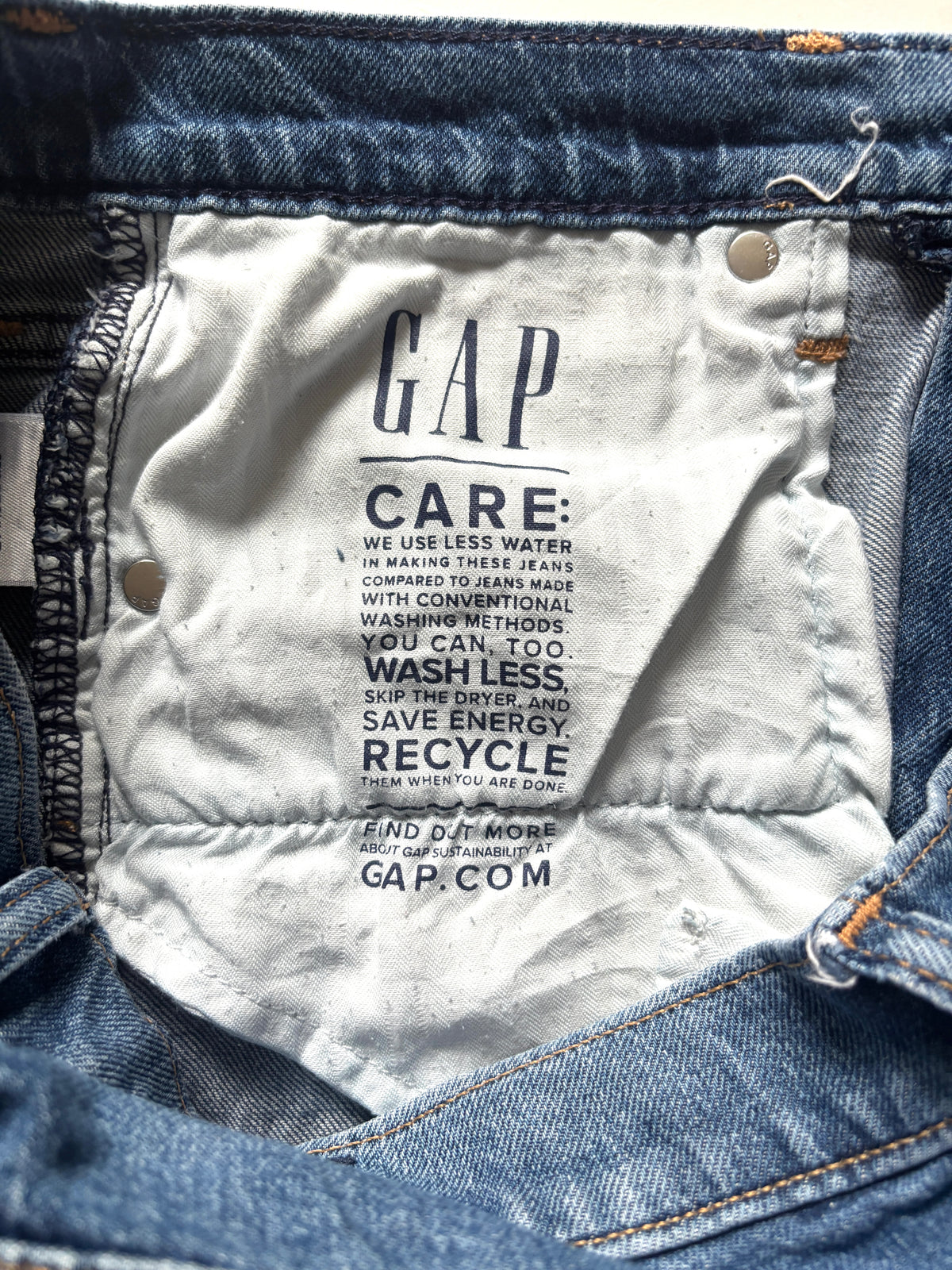 Jeans Gap azul recto