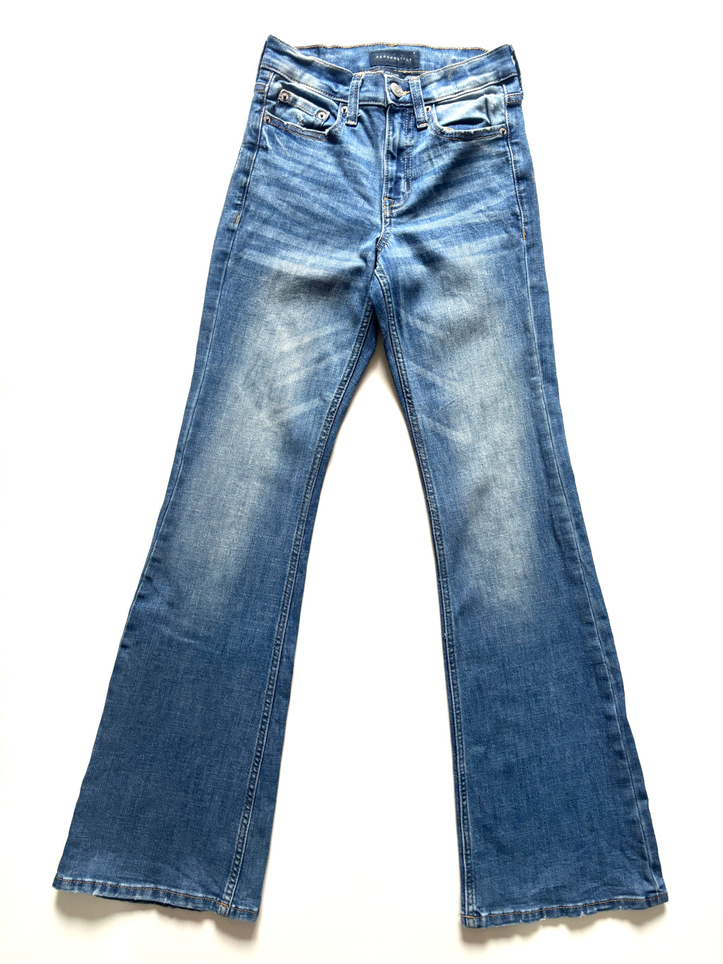 Jeans azul aeropostale flare