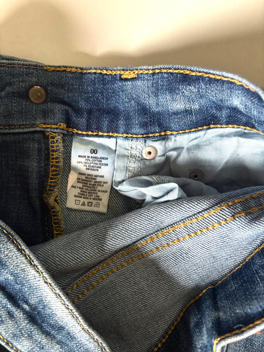Jeans azul aeropostale flare