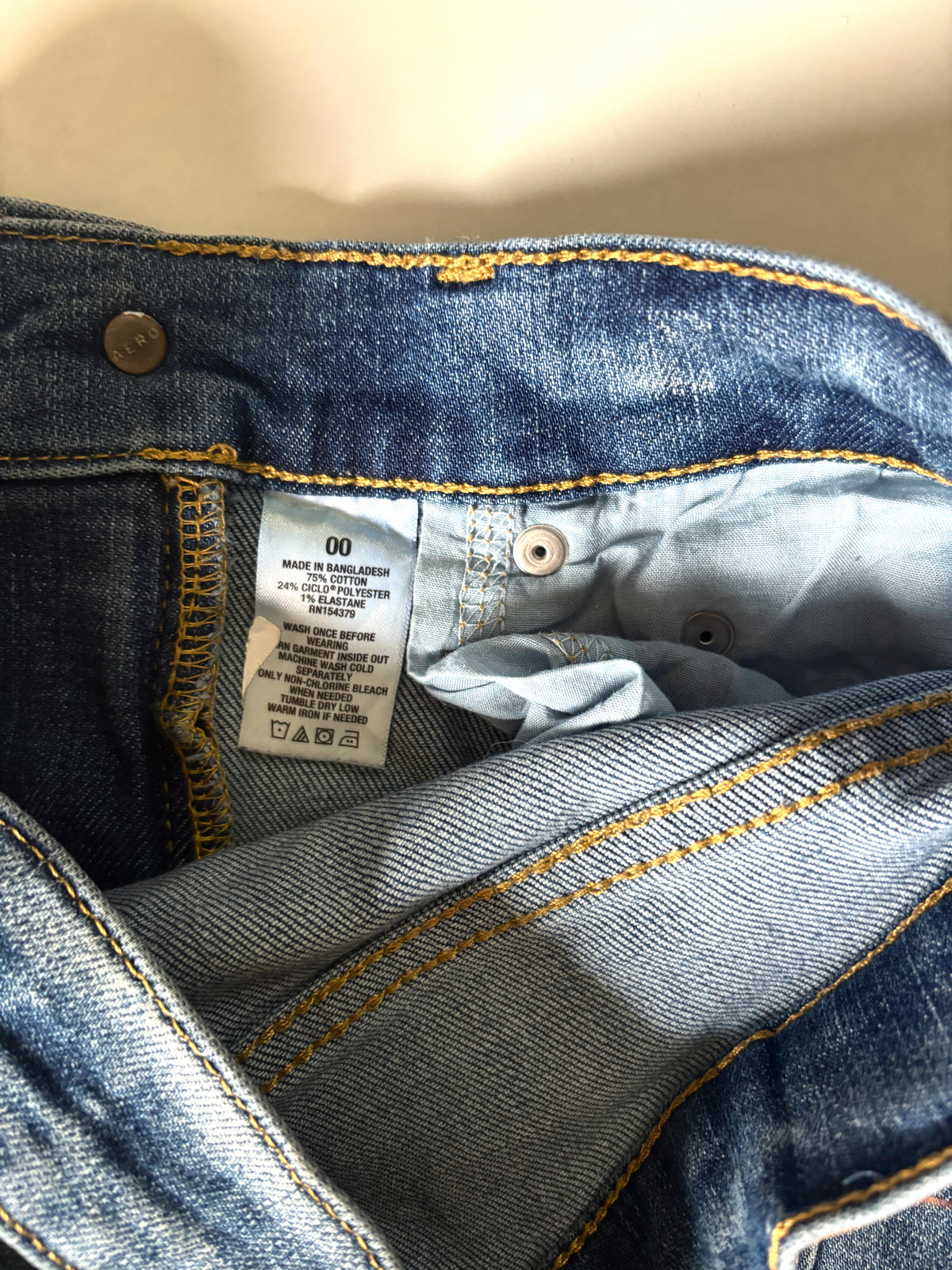 Jeans azul aeropostale flare