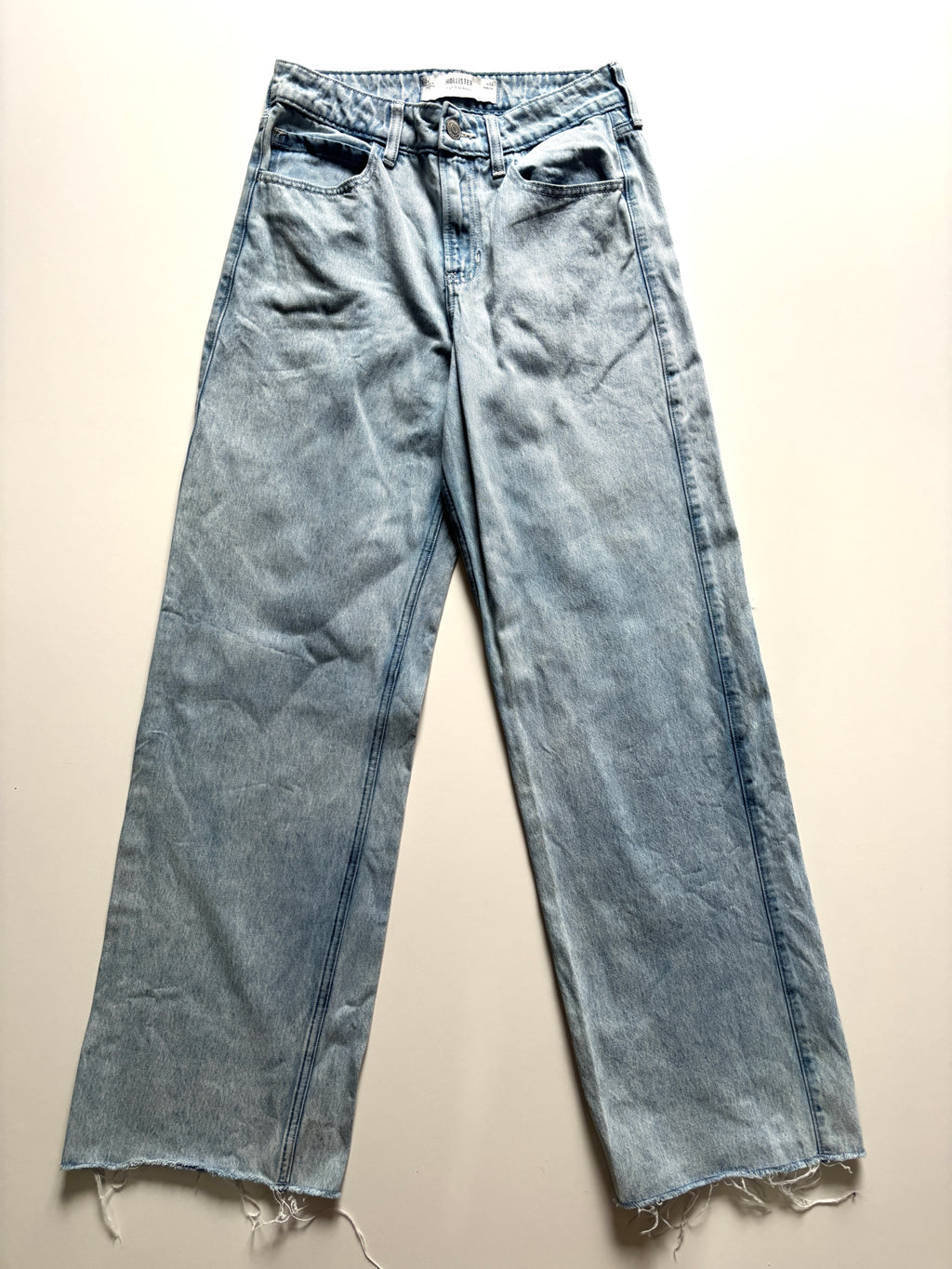 Jeans celeste Hollister baggy