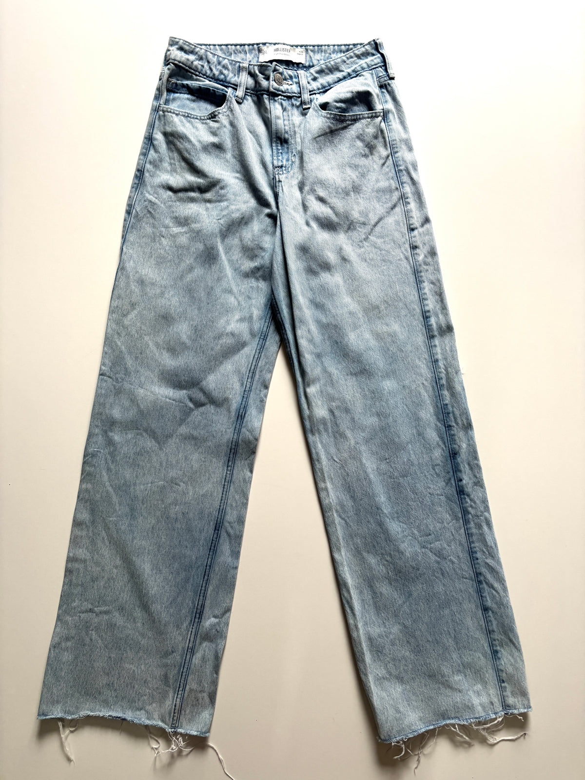 Jeans celeste Hollister baggy