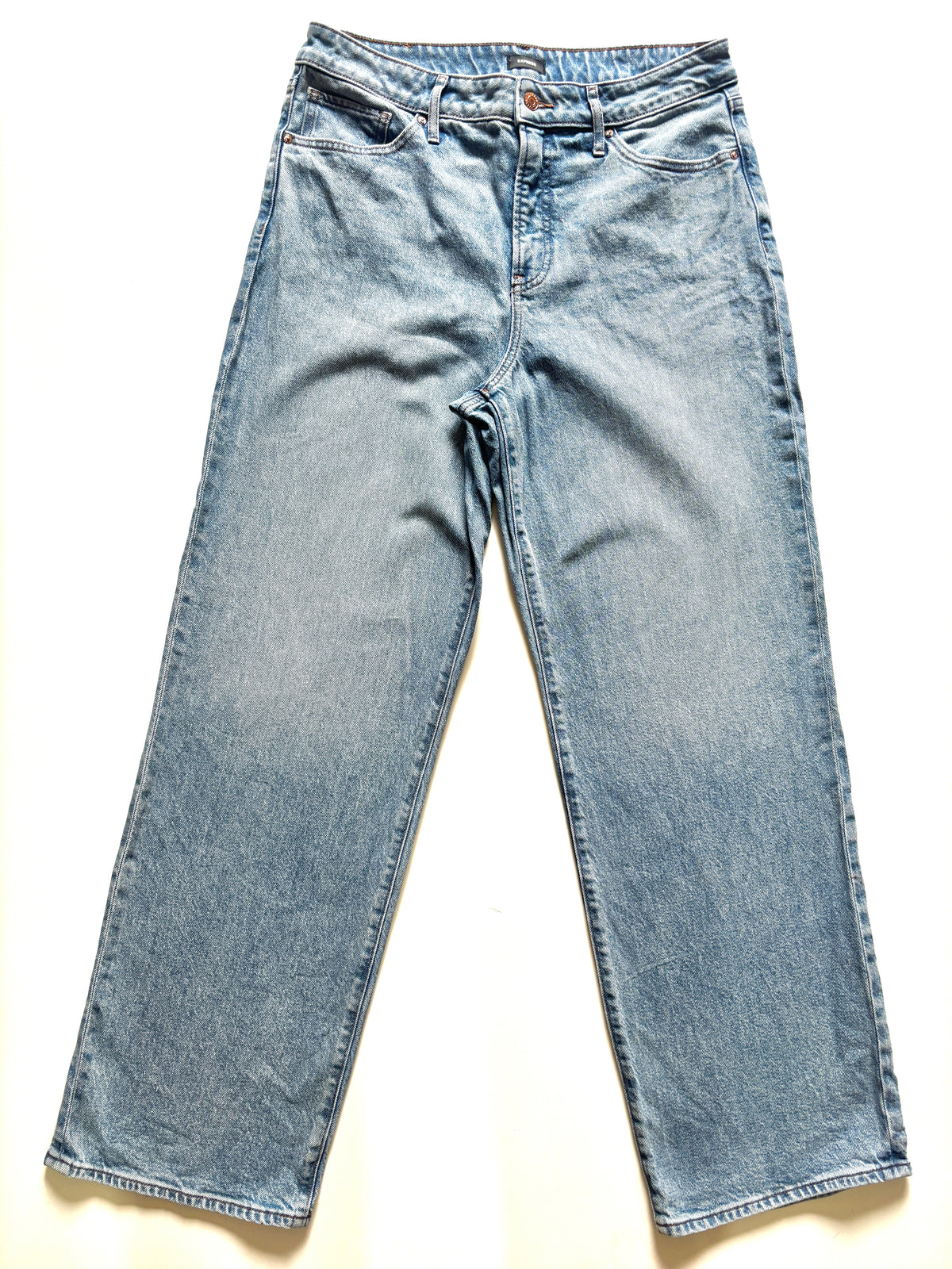 Jeans recto azul Express