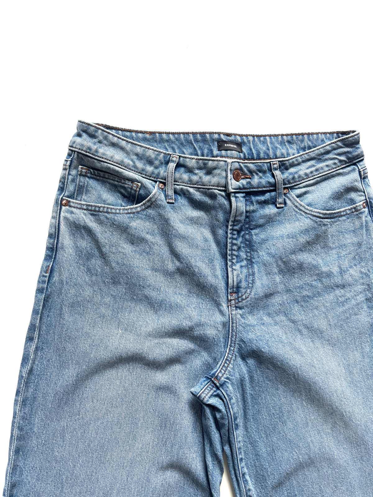 Jeans recto azul Express