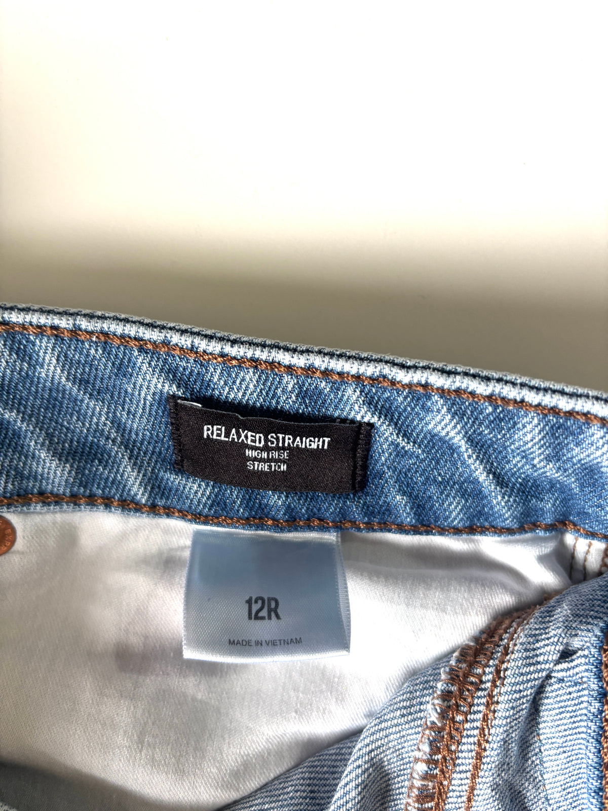 Jeans recto azul Express