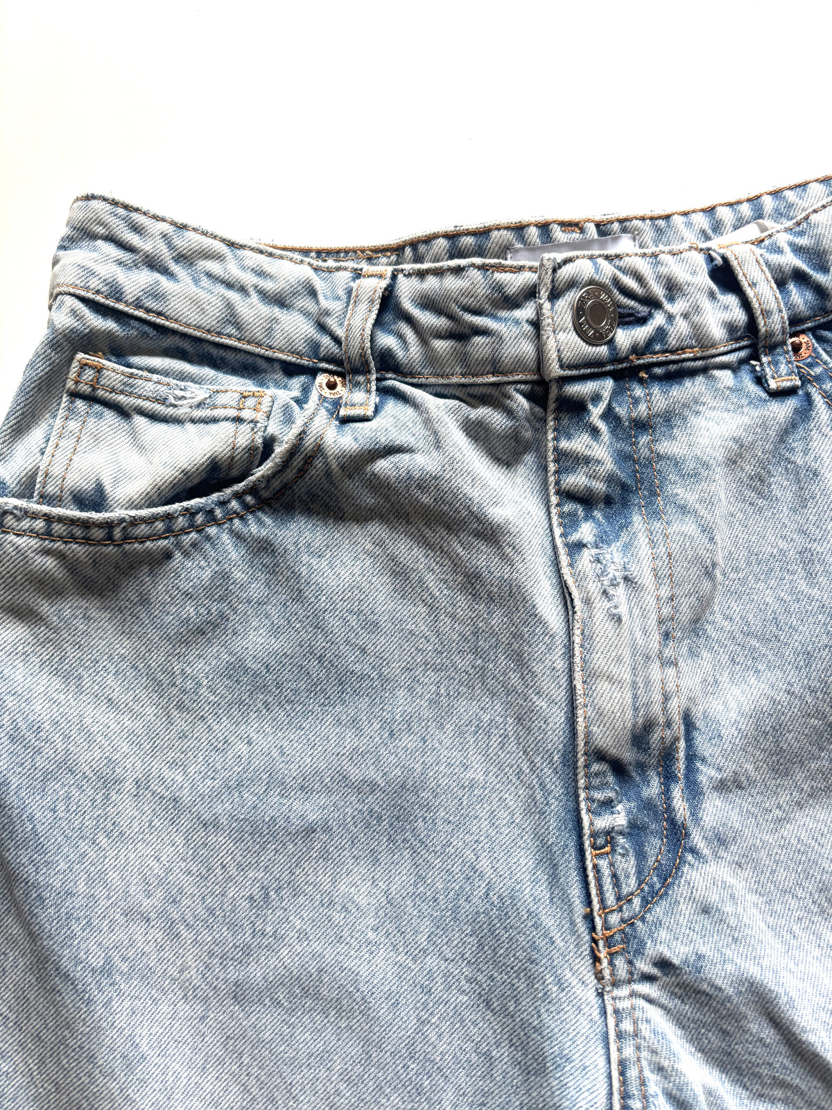 Jeans Zara celeste baggy