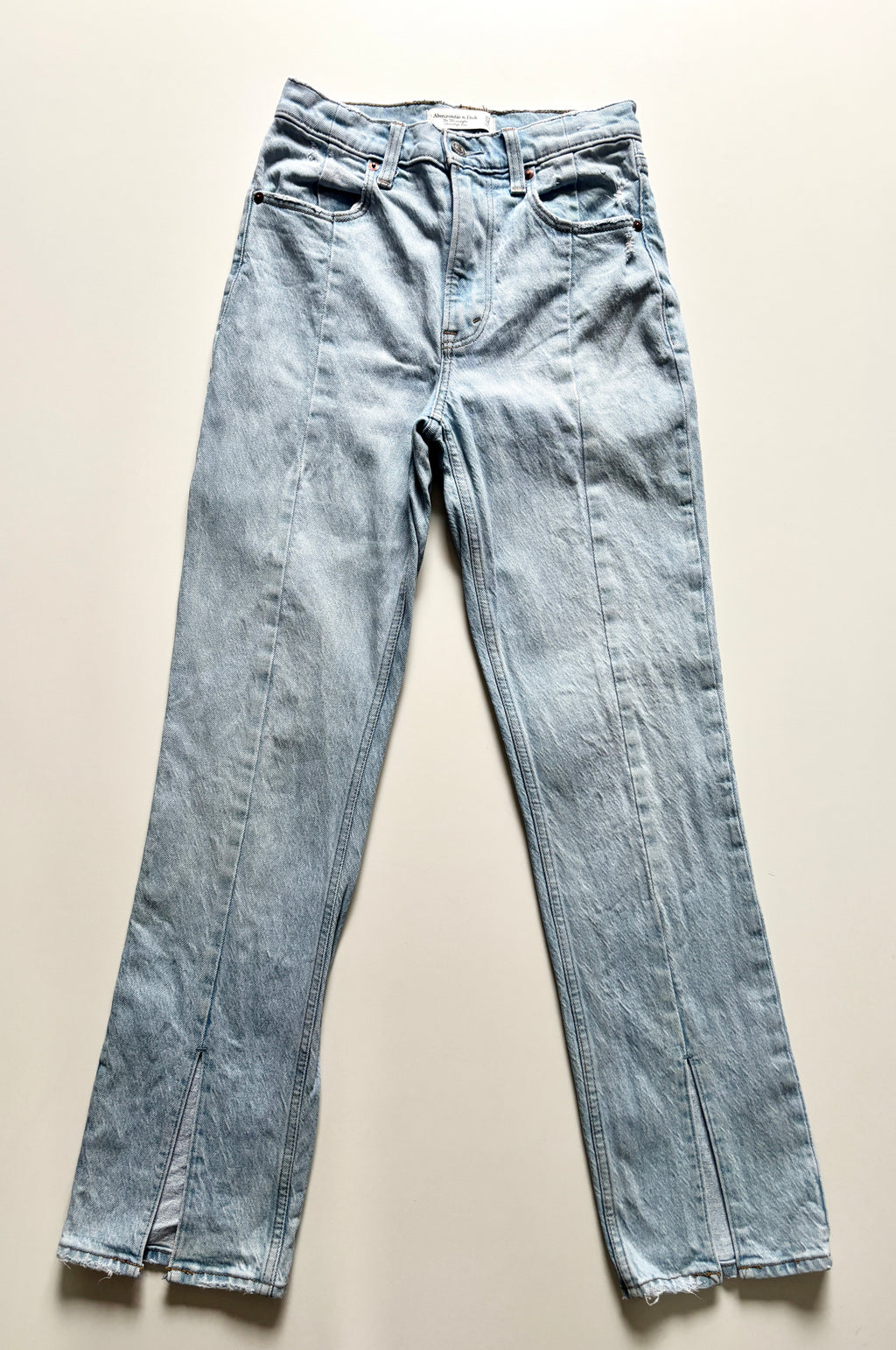 Jeans celeste Abercrombie & Fitch recto