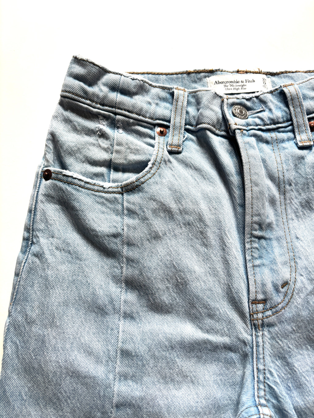 Jeans celeste Abercrombie & Fitch recto