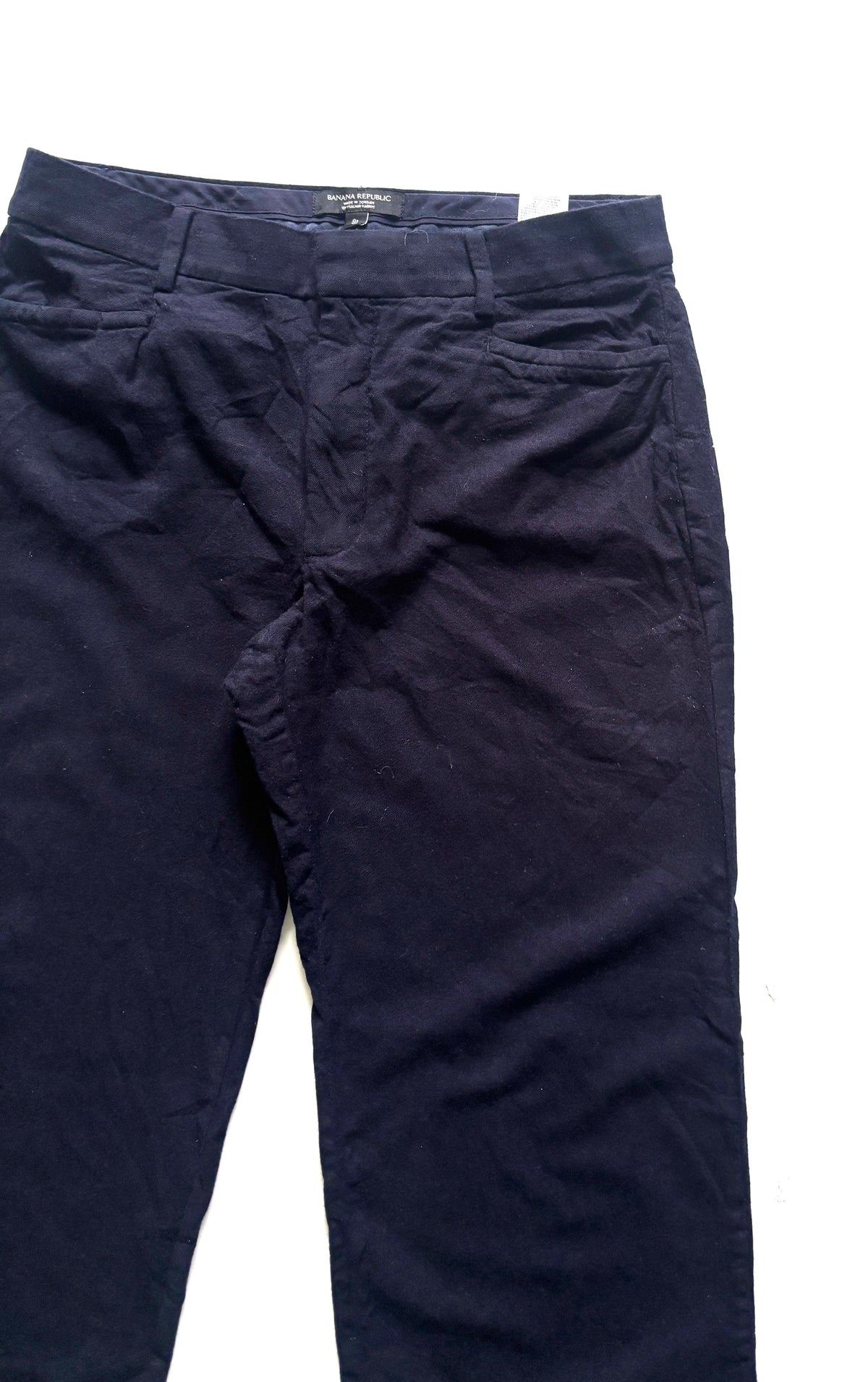Pantalón Banana Republic azul lana