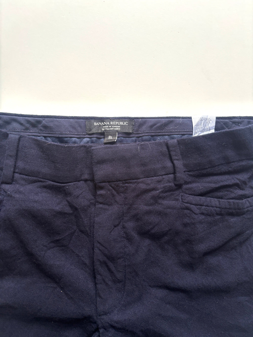Pantalón Banana Republic azul lana