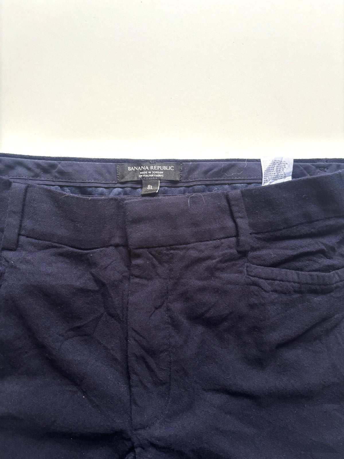Pantalón Banana Republic azul lana