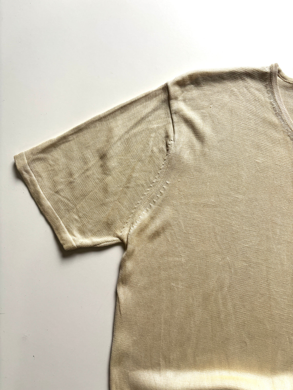 Top mezcla seda manga corta August silk