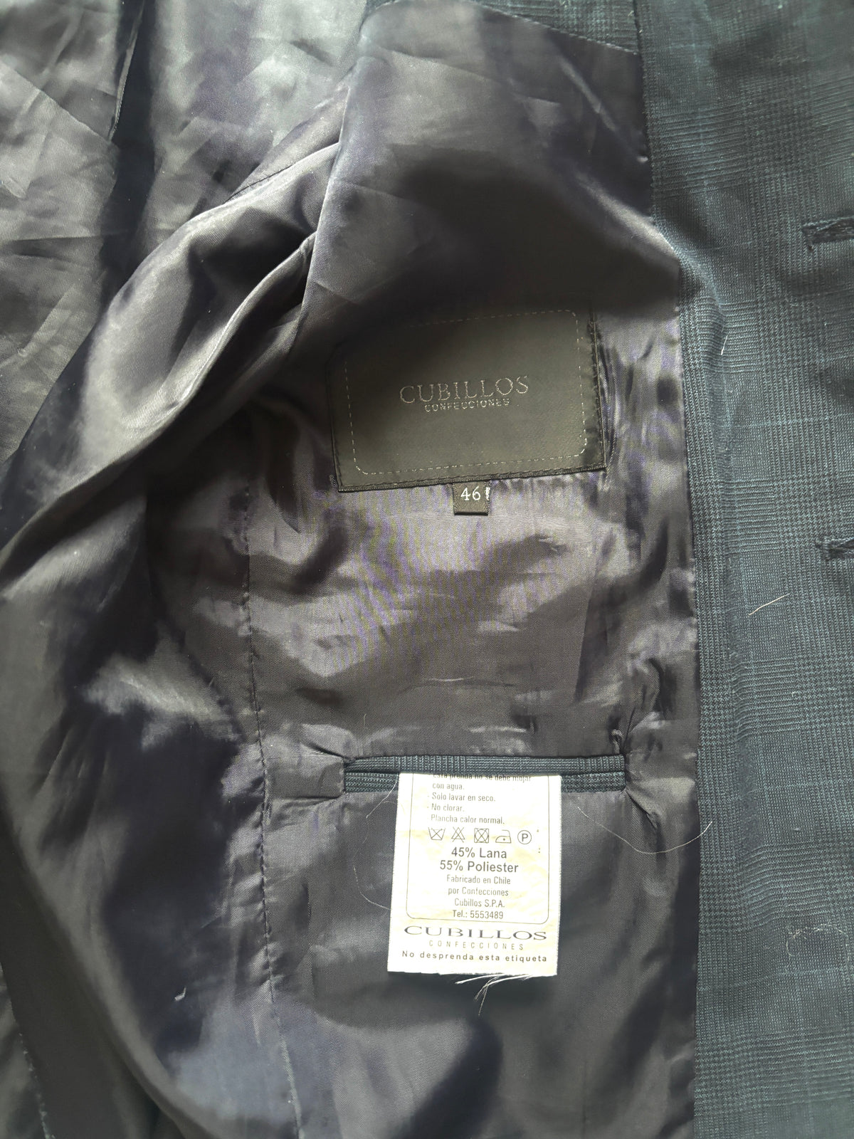 Blazer Vintage azul Cubillos