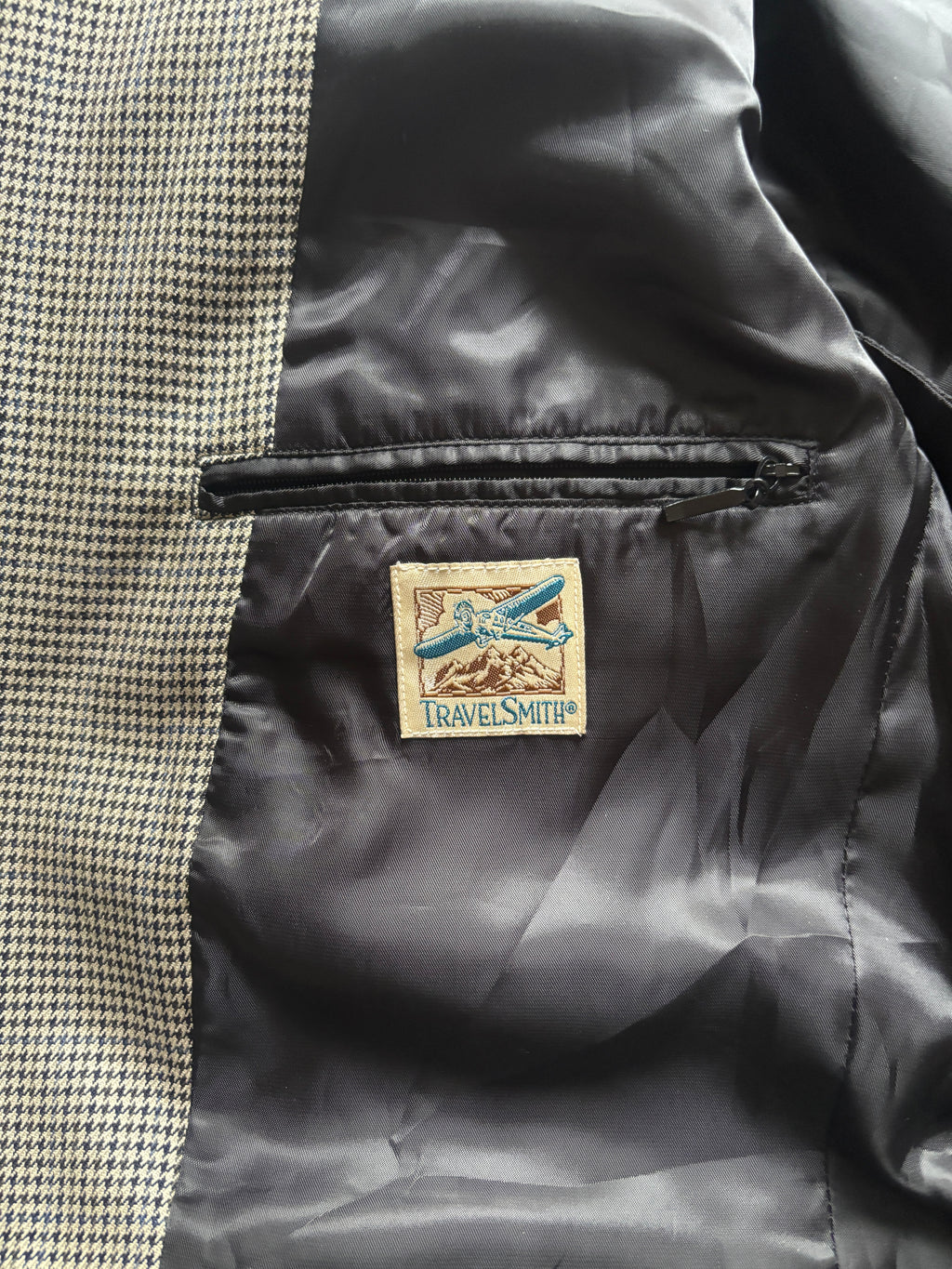 Blazer Vintage cafe pata de gallo