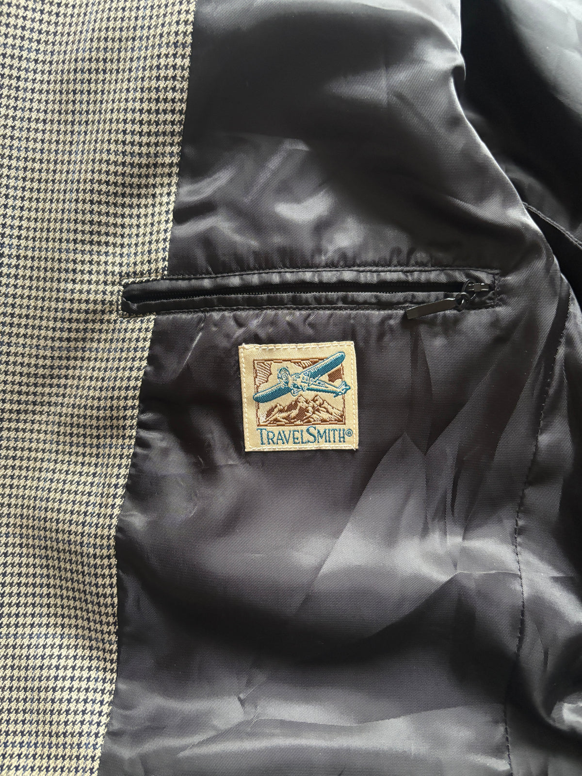 Blazer Vintage cafe pata de gallo