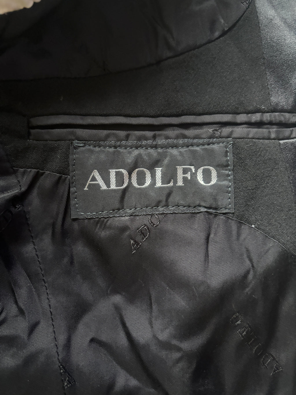 Blazer Adolfo negro