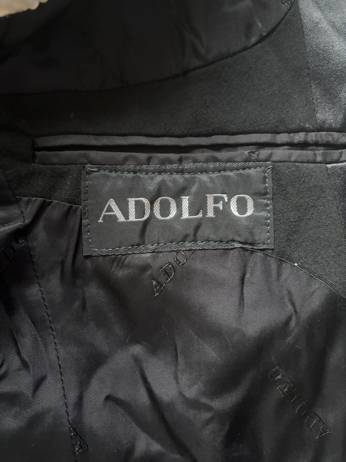 Blazer Adolfo negro