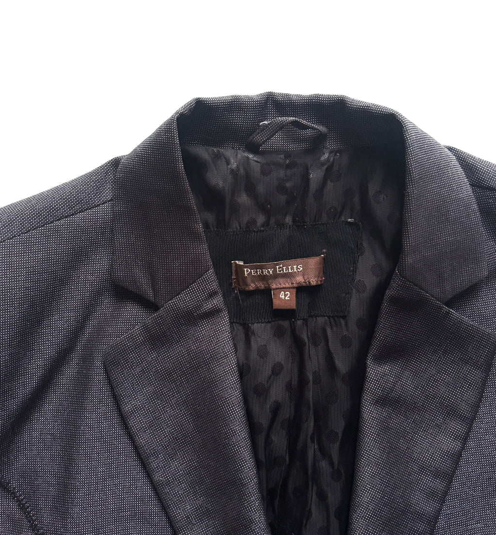 Blazer Perry Ellis gris oscuro