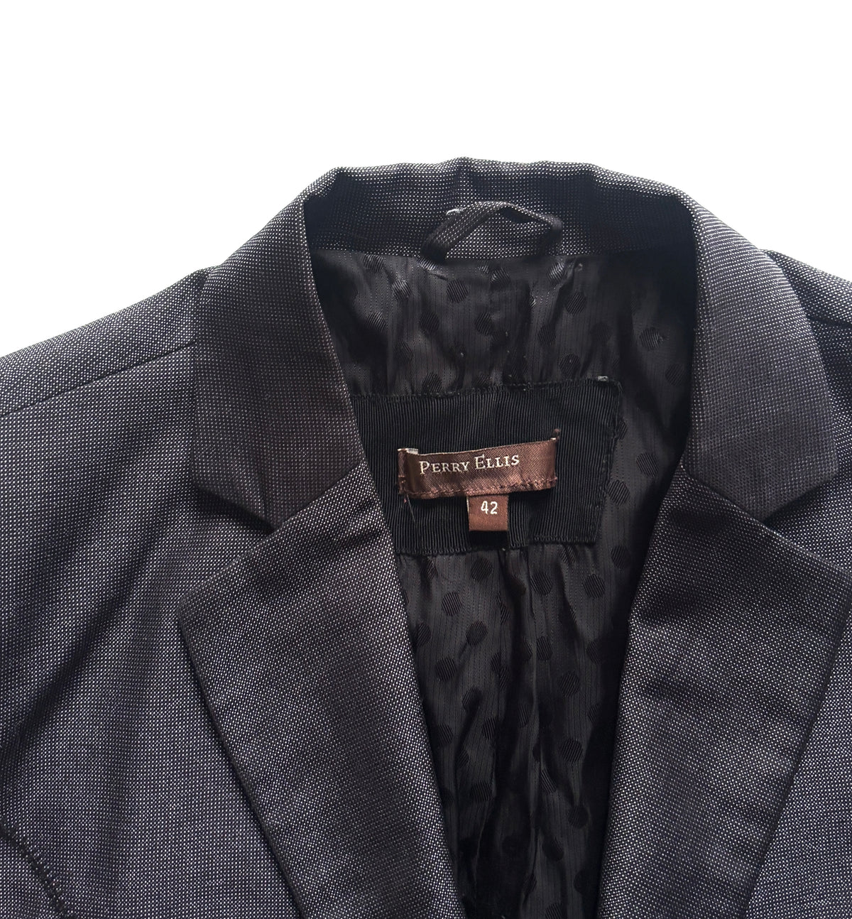 Blazer Perry Ellis gris oscuro