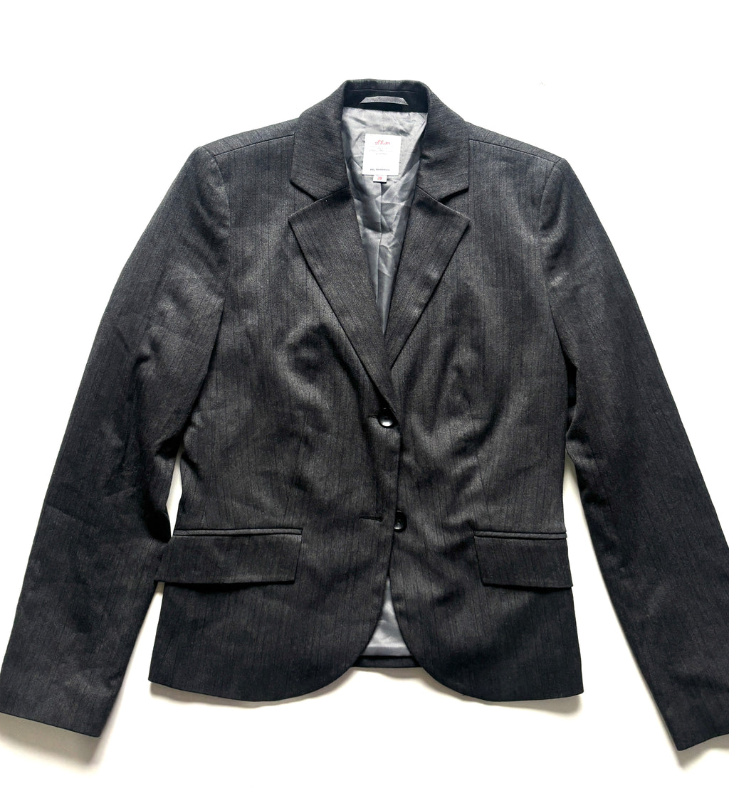 Blazer Vintage gris S.Oliver