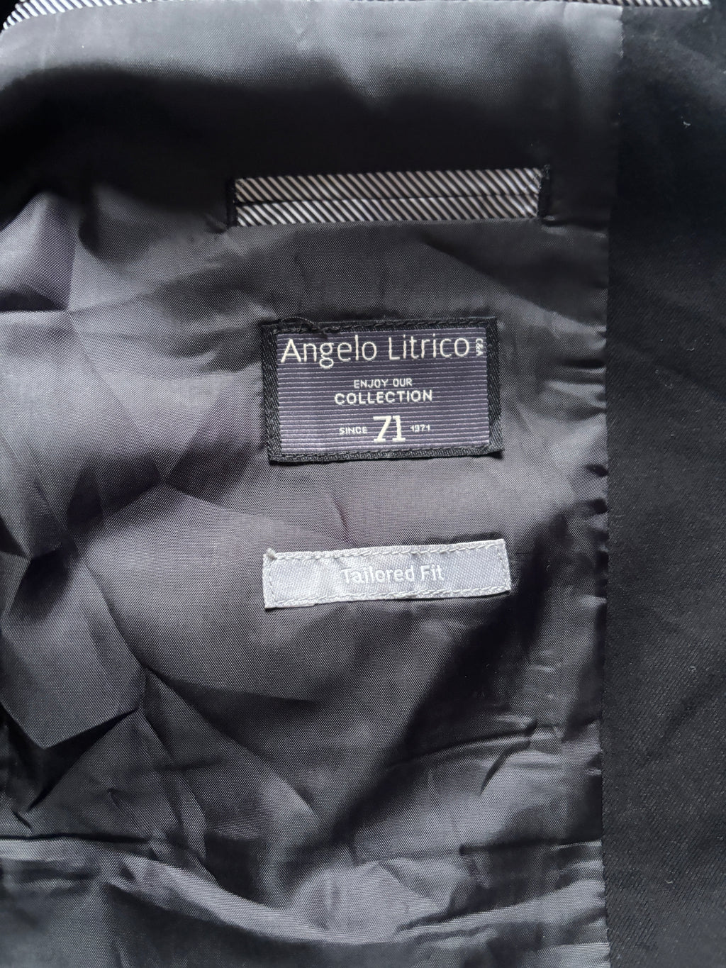Blazer Vintage negro Angelo Litrico
