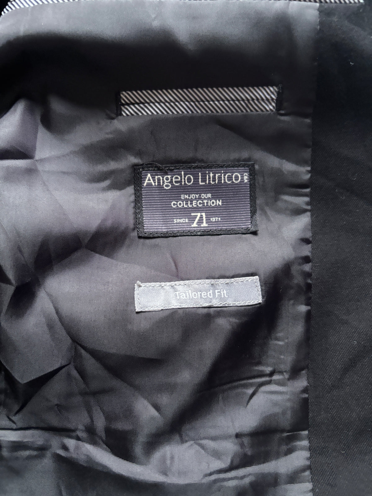 Blazer Vintage negro Angelo Litrico