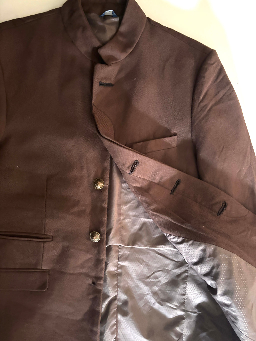 Blazer Vintage estilo militar café