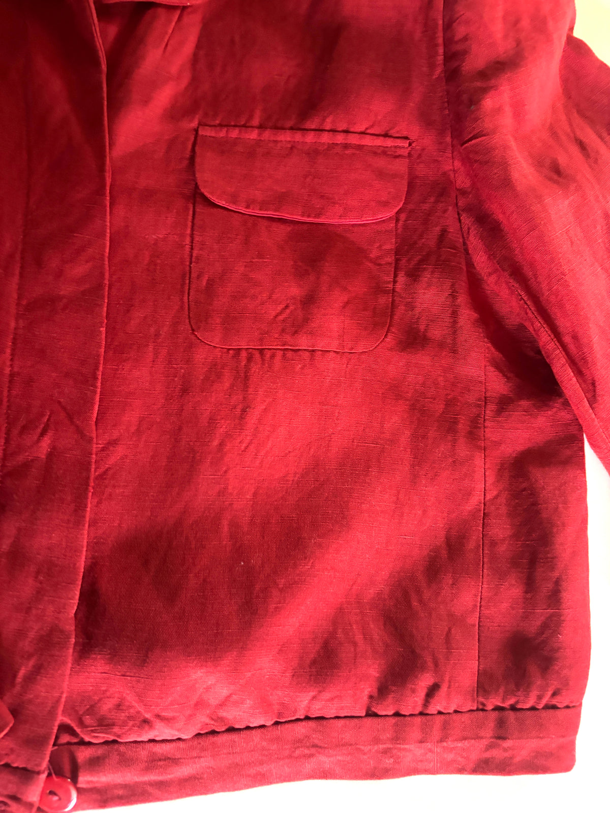 Chaqueta crop roja Herman heist