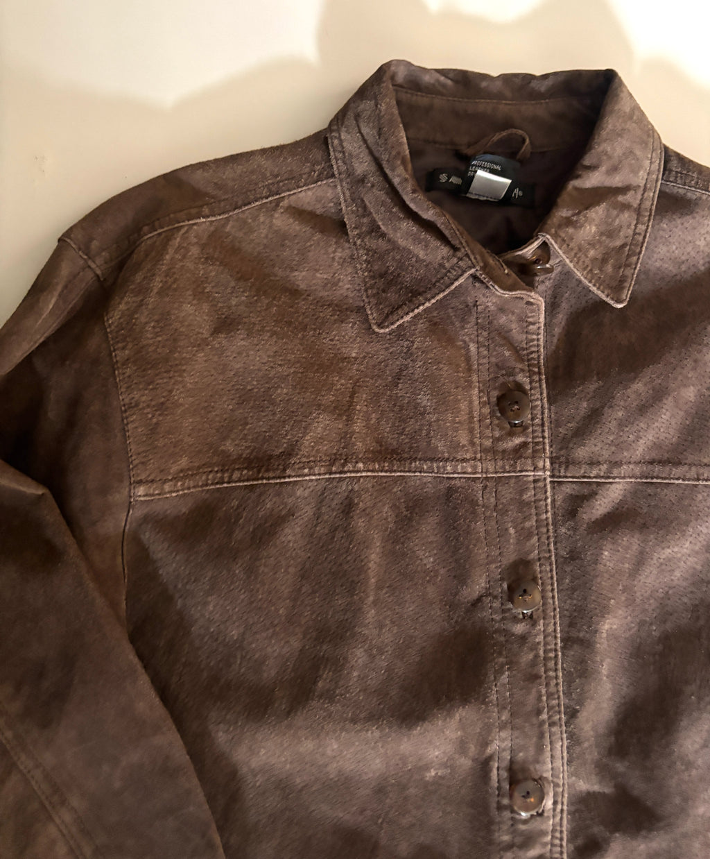 Chaqueta Savannah gamuza café