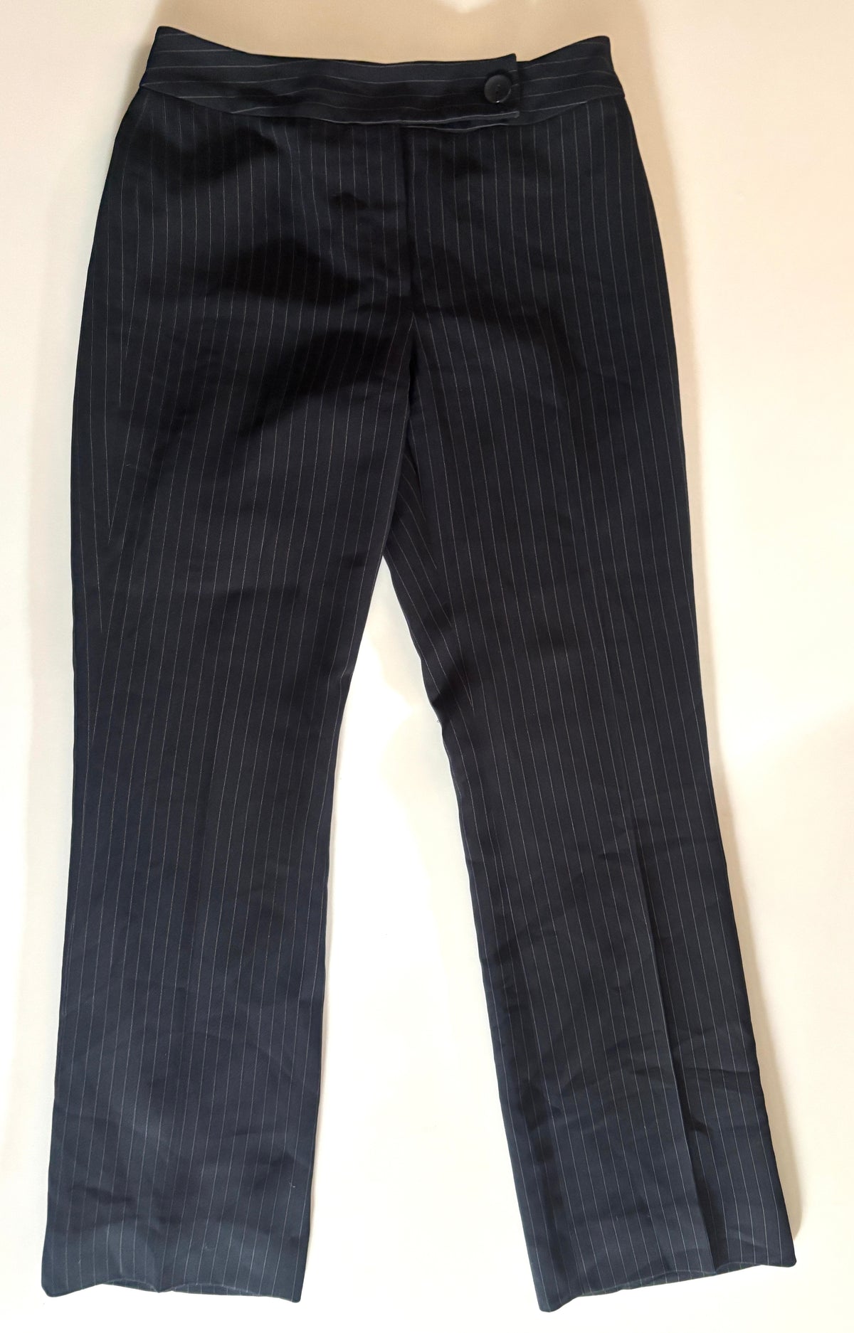 Pantalón vintage azul lineas