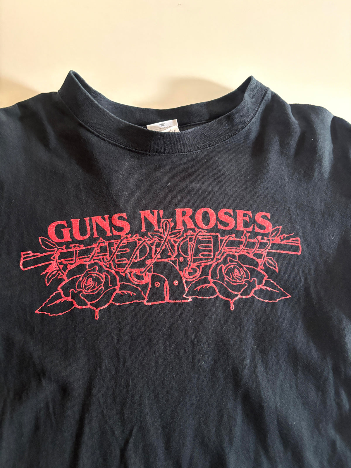Polera de rock guns and roses
