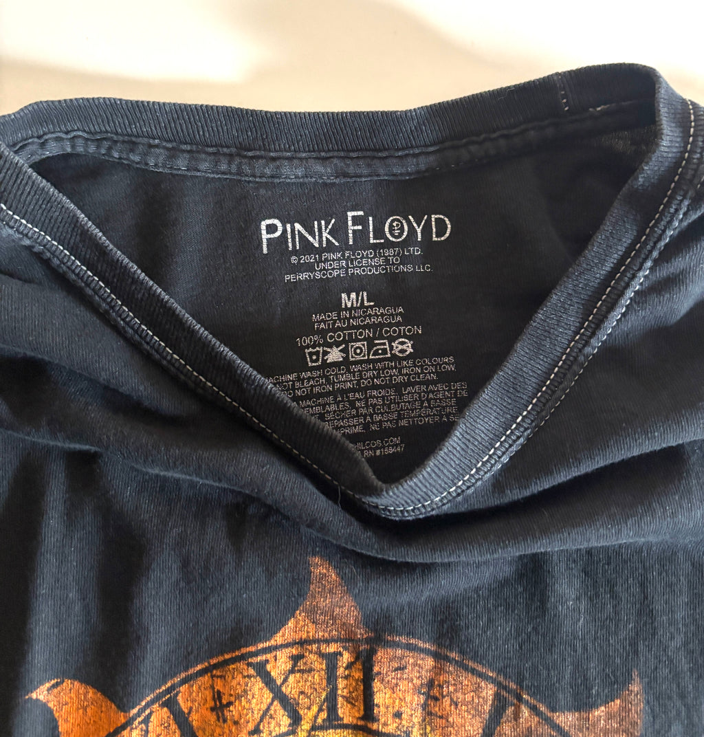 Polera de rock Pink Floyd