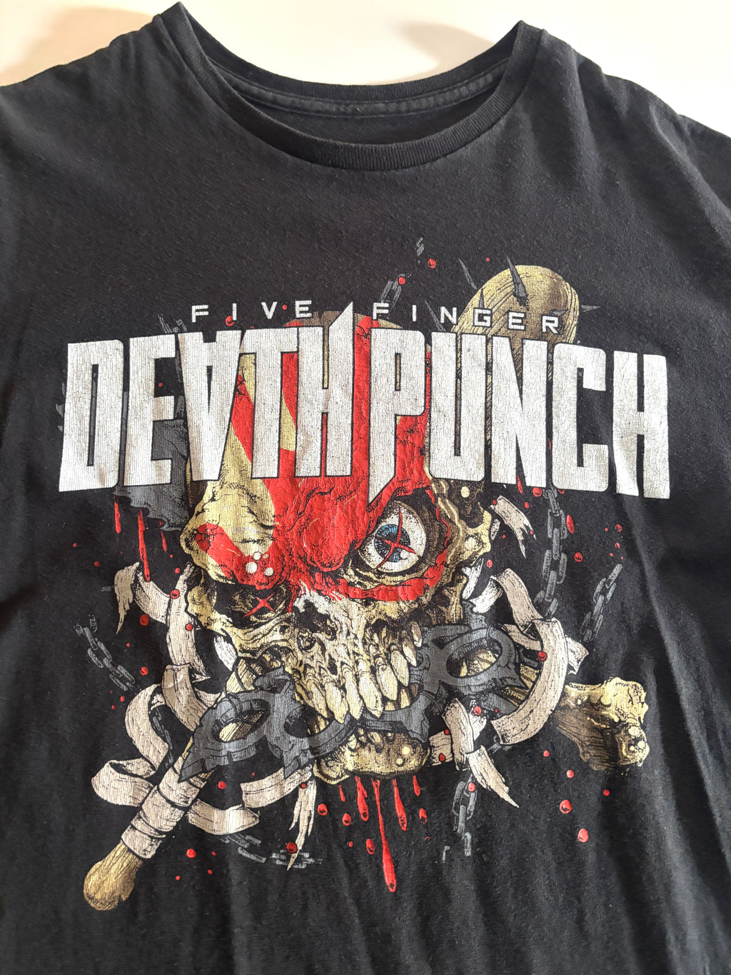 Polera de rock Death Punch tour 2022